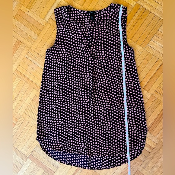 H&M Pink Polka Dot High-low Blouse - Picture 1 of 4